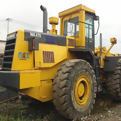 Used Komatsu Wheel Loader WA470-3 Construction Equipment