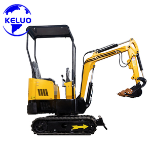 1 Ton Small Rubber Wheel Digger Mini Excavator with Wholesale Price