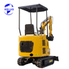 Agricultural 1.5 Ton Micro Household digger Mini Excavator with Accessories