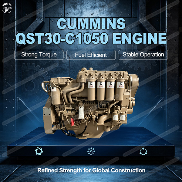 QST30-C1050: Compact High-Power Density V12 Flagship Power Solution for 100-Ton Mining Trucks & Ultra-Large Excavators